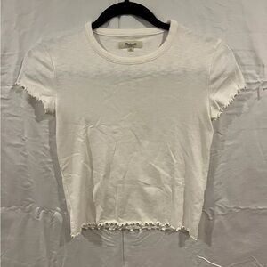 White Madewell top size extra small.